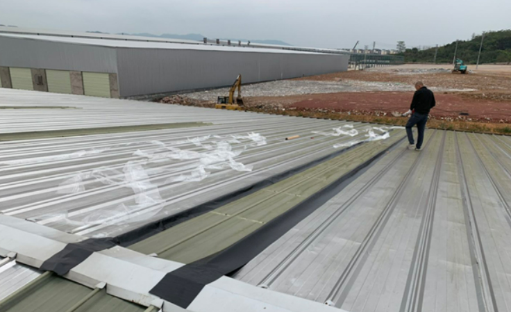 端州厂房屋面防水维修案例